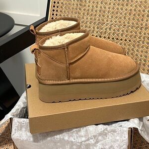 UGG Australia Classic Ultra Mini Platform Boots